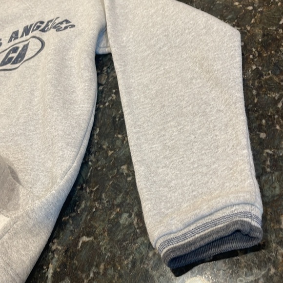 Vintage Diport Grey Pull Over Sweatshirt - Large - Los Angeles CA logo on front - Picture 4 of 6